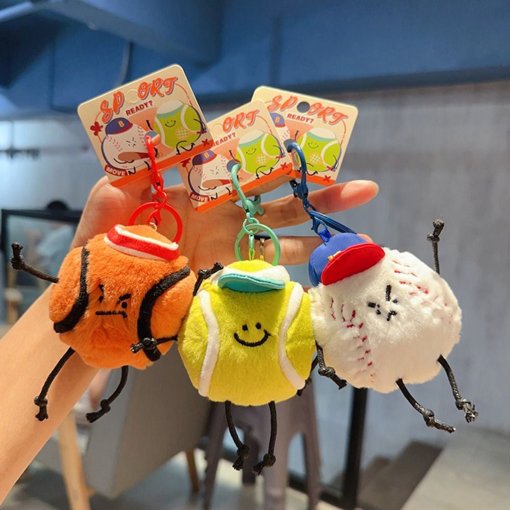 Badminton Anime - Porte-clés en peluche unique, série sportive