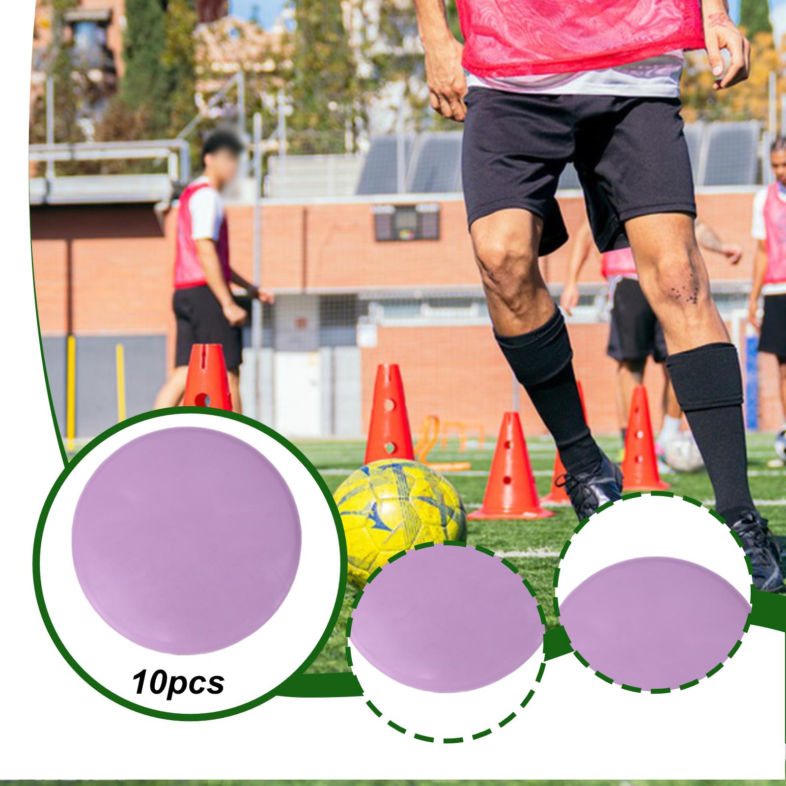 Court Marker Cone - Cônes de football plats portables en