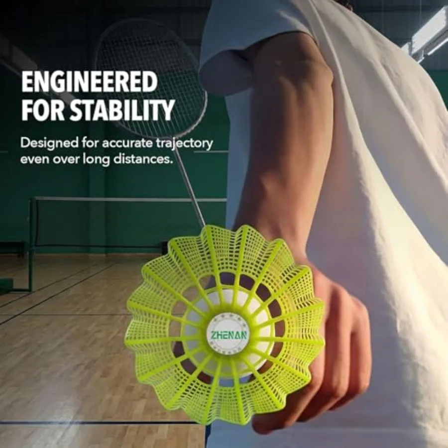 Volants de badminton en plumes - Nylon Shuttlecock 12 avis et prix
