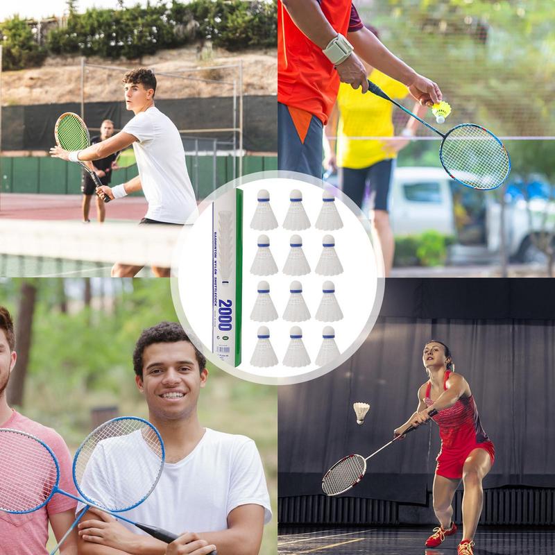 Volants de badminton en nylon, - Nylon Shuttlecock 12 avis et prix